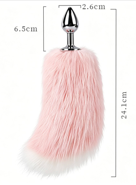 Fox Tail Anal Butt Plug w Remote 狐狸尾巴肛塞遥控 BDSM 2297