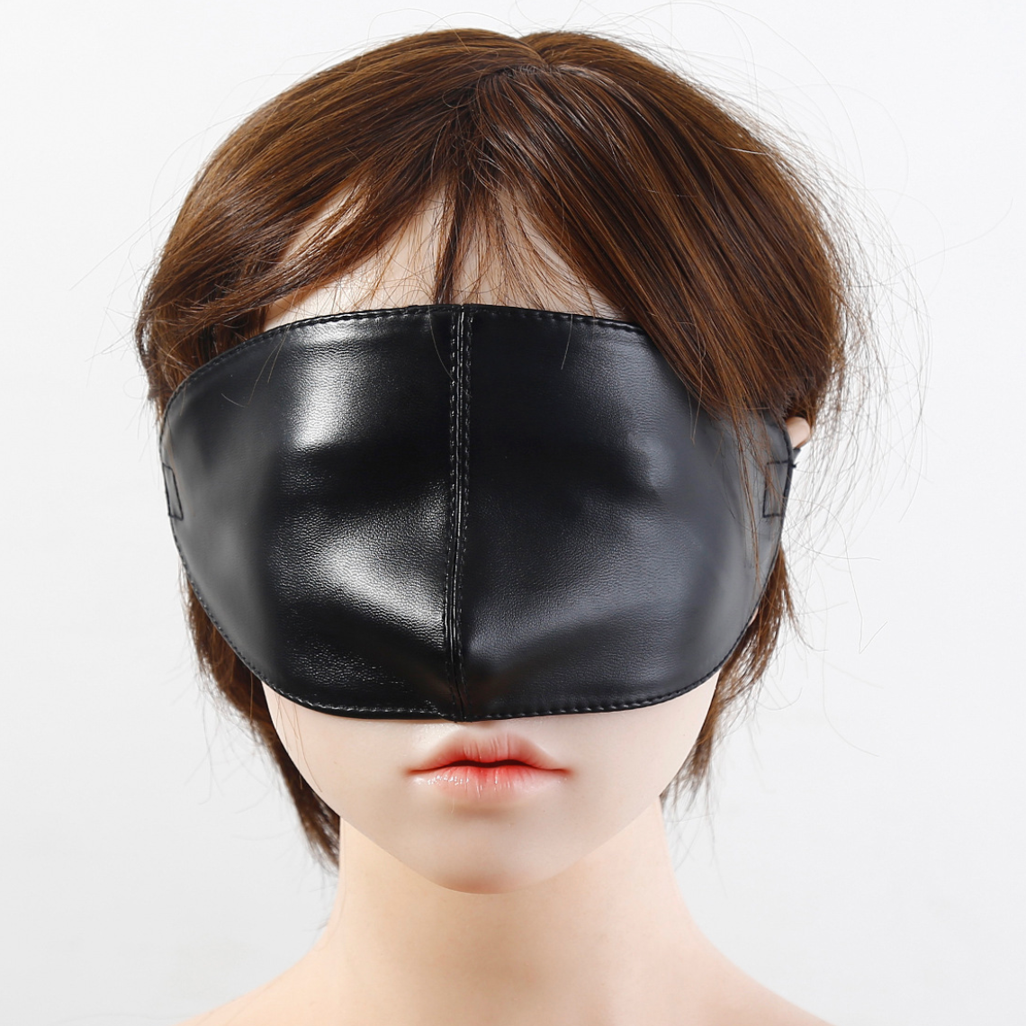 PU Leather Eye Mask Blindfolds PU皮革眼罩 BDSM 2319