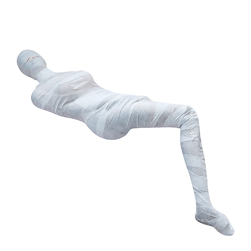 White Bondage Cloth Mummification 2M (2 Rolls) 白色网纱布木乃伊2米(2卷) BDSM 2308