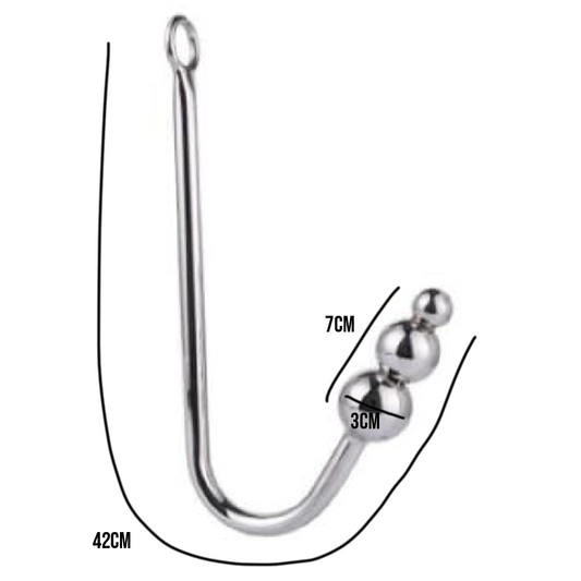 Anal butt metal hook 后庭金属扩肛 BDSM 1201