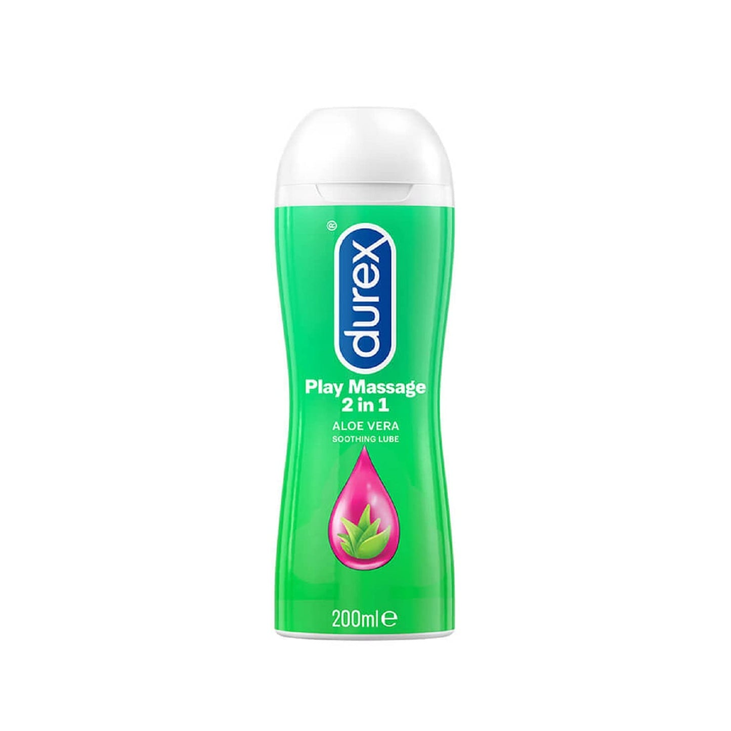 DUREX 2 in 1 Aloe Vera Soothing Play Massage Tube 200ml 杜蕾斯2合1芦荟按摩油 0007