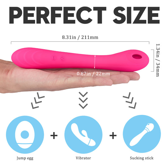 G spot vibrator V3 G点吮吸震动棒 V3 1172