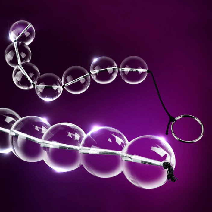 Anal butt bead crystal ball 水晶珠肛塞 BDSM 1166