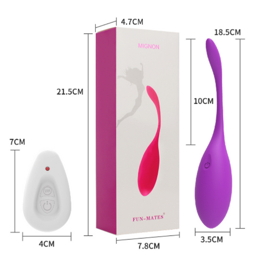 Purple wireless vibrator (Remote/App)紫色无线遥控跳蛋 1168