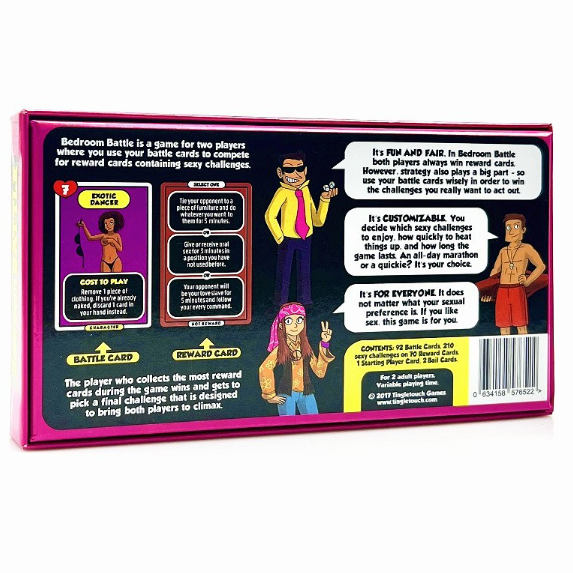 Bedroom battle sexy game card game 床上派对英文版 1234