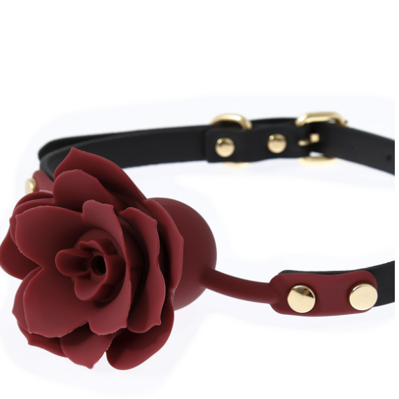 Rose gag 玫瑰口塞 BDSM 1247