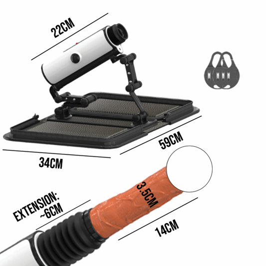 Machine gun sex machine electric vibrating dildo  意大利炮自动伸缩玩具 1264