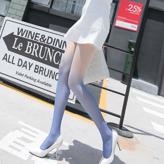 Color gradient full length stocking cosplay 10D 渐变丝袜 (Open/close crotch) 1211