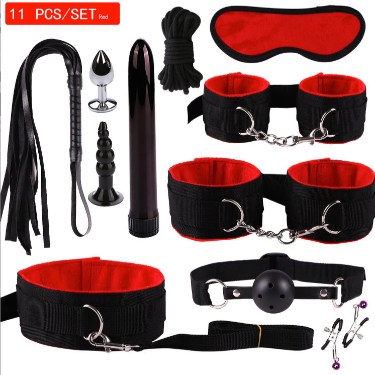 Quick escape plush BDSM SET 11PC 便携毛绒BDSM 11件套 1309
