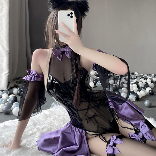 Luna bodysuit uniform 露娜制服透视裙 1329