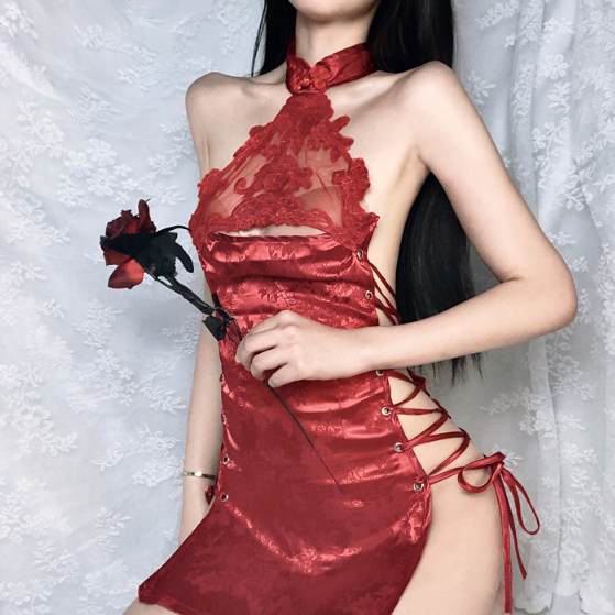 Shang Hai Tan Qipao costume uniform 上海滩旗袍制服 (Black/ Red/ White)1117