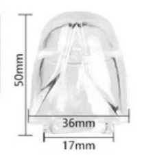 Transparent penis extension (2pc set) 男用加长加粗 1382