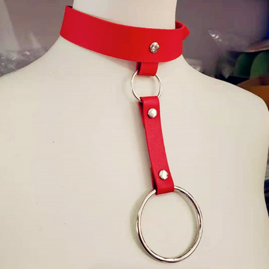 Submission Red collar/choker 红色服从情趣BDSM 脖套1402