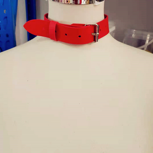 Submission Red collar/choker 红色服从情趣BDSM 脖套1402