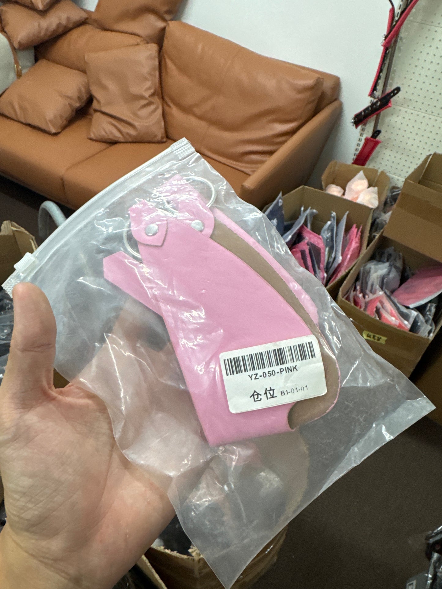 PU leather black eye mask blindfolds 情趣BDSM 皮革眼罩1078