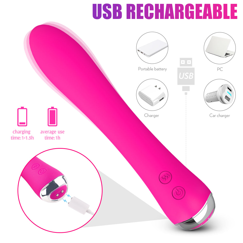 Emma Vibrator 9 Mode w Heat Up Function 艾玛9频震动加热棒 2181