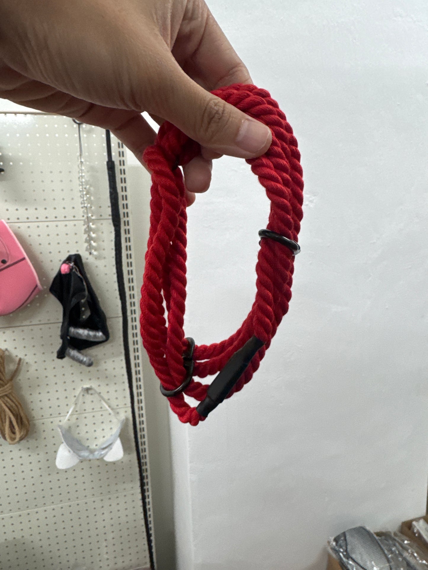Adjustable bondage rope 可调节束缚绳 (Black/Red) 1414