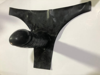 Latex Strap-on Pants with Dildo(s) 乳胶假阳具裤子 2015