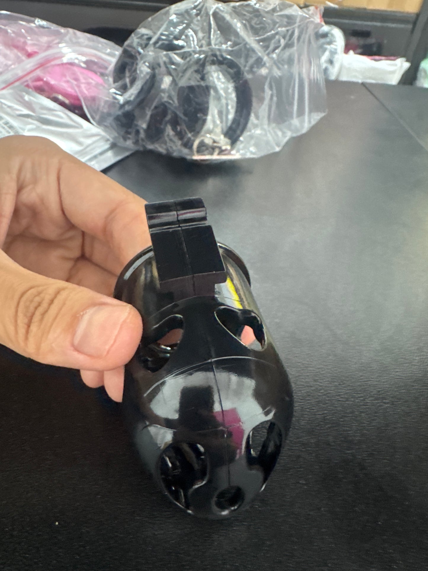 Phantom- Chastity Cuckold Device Male Cage 3D Print 幽灵贞操男用 BDSM  1779