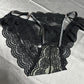 Cinderella Lace Panties (Black/ White) 灰姑娘丁字裤 1678