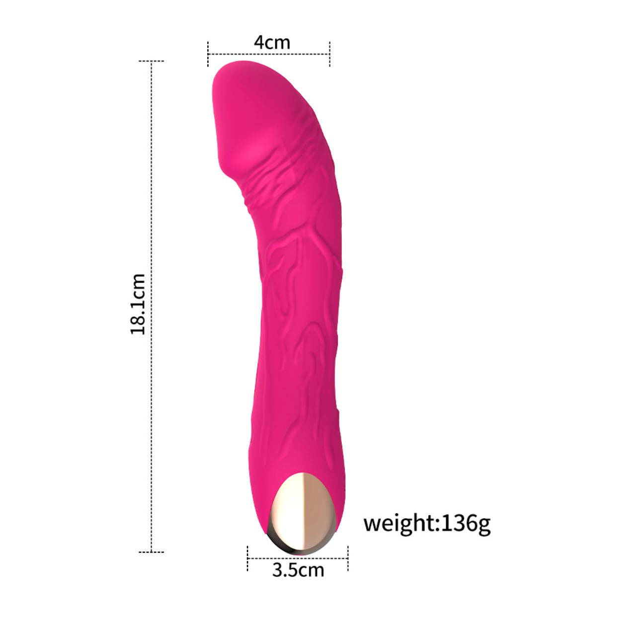 Melissa Pink Vibrator 20 Frequency 梅丽莎粉色20频震动棒 1593