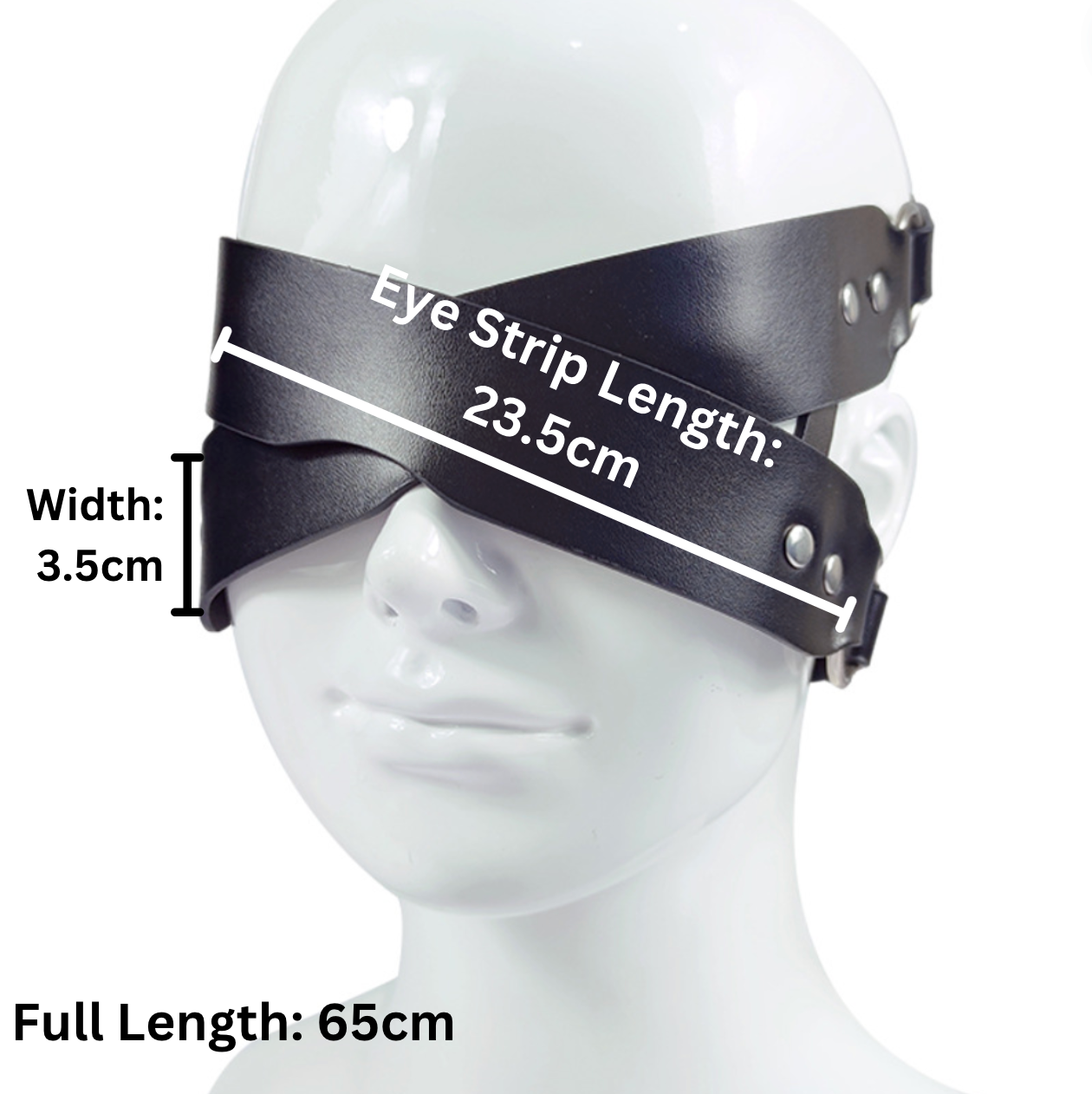 PU Leather Eye Mask V4  BDSM  PU皮革眼罩 V4 BDSM  1624