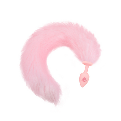 Bunny /Cat Tail Anal Butt Plug 兔子/猫猫尾巴肛塞 BDSM (Pink/White) 1626
