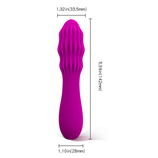 Sensation Dark Rose Pink Vibrator 20 Frequency 触感瑰红20频震动棒 1676