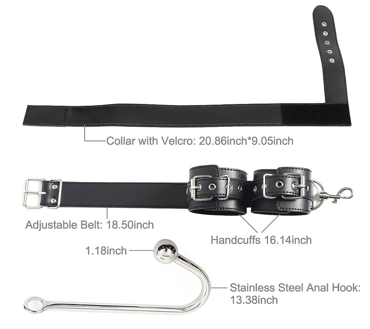 Bondage w Anal Hook V2 后庭肛塞手铐 V2 BDSM 2073