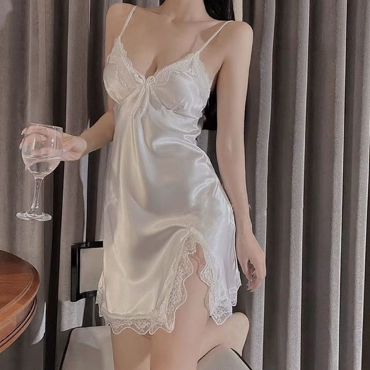 Sleep Wear Skirt Night Dress V3 冰丝睡衣裙 V3 2077