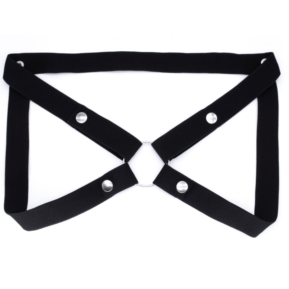 Cuckold Cage Stripe Male Anti-slipping v2 男用贞洁笼辅助带弹性防下坠 V2 BDSM  (Black/Pink) 2095