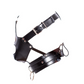 Head Gear Leather Face Mask Restraint V5 皮革头部封闭口塞束缚调教BDSM V5 2136