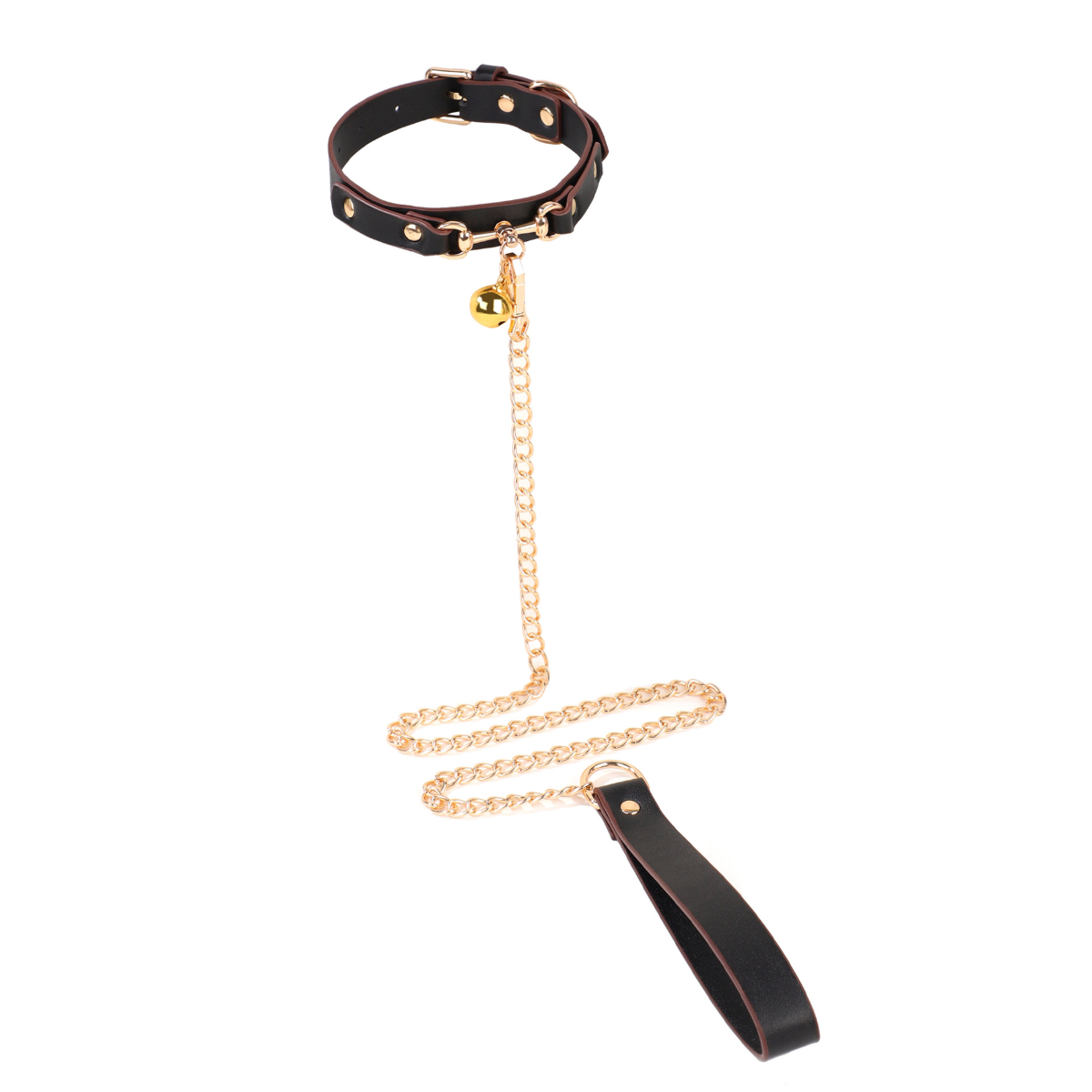 Collar/Choker with Leash & Bell V4 颈圈铃铛情趣BDSM V4 脖套+牵引 2170