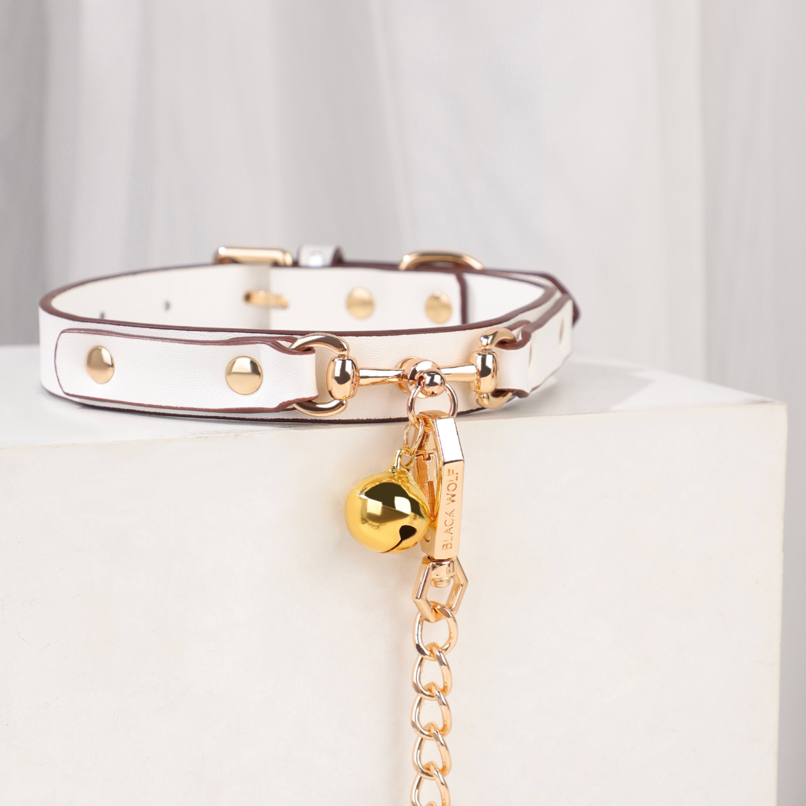 Collar/Choker with Leash & Bell V4 颈圈铃铛情趣BDSM V4 脖套+牵引 2170