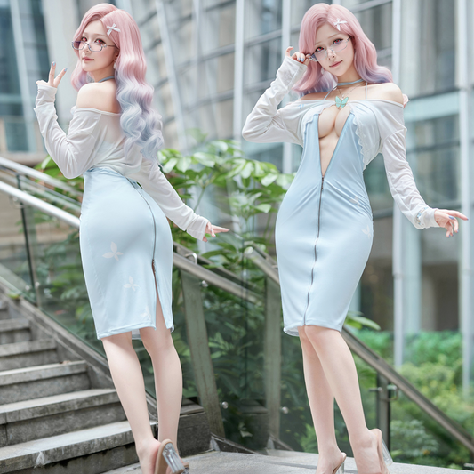 Maria Secretary Skirt Costume 玛丽亚制服秘书纯欲裙OL 2159