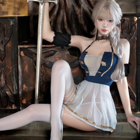 Knight cosplay costume uniform 骑士制服套装百褶短裙 2184