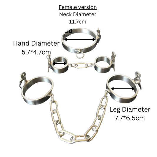Bondage & Restraint Metal Hard & Cold V2 不锈钢手颈束缚架子V2 BDSM 2217