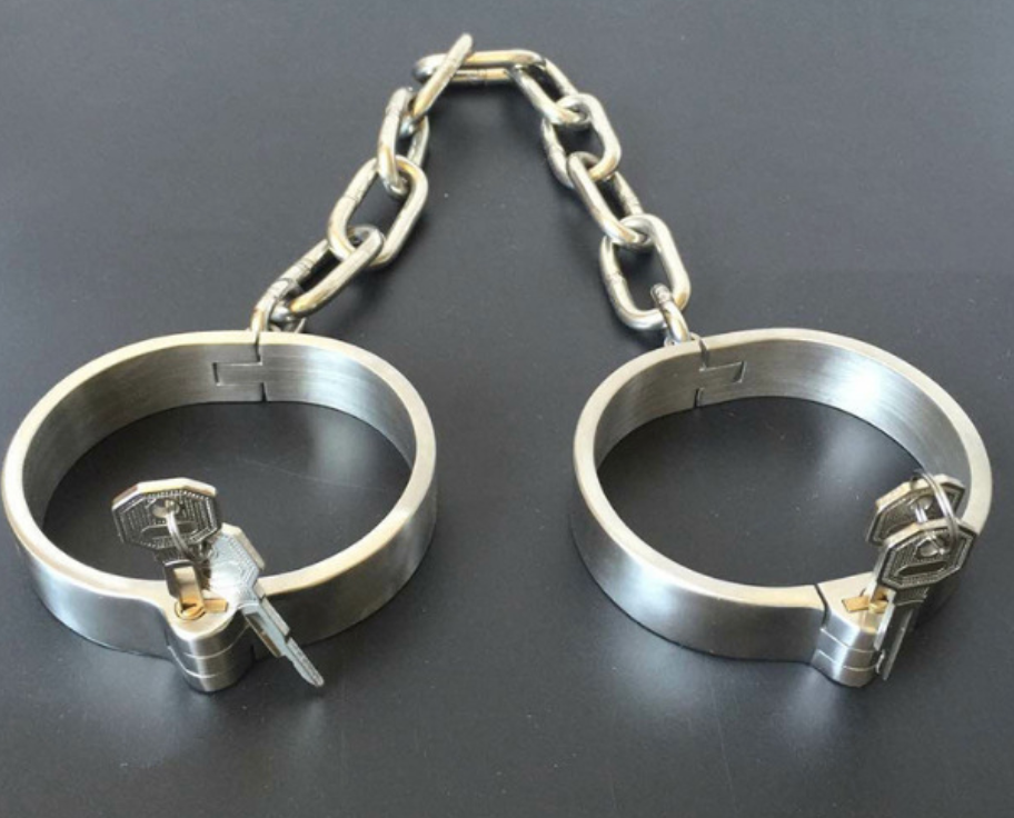Bondage & Restraint Metal Hard & Cold V2 不锈钢手颈束缚架子V2 BDSM 2217