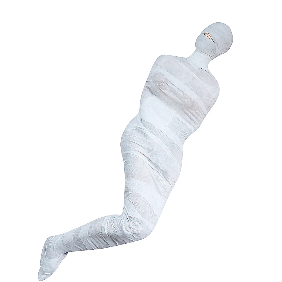 White Bondage Cloth Mummification 2M (2 Rolls) 白色网纱布木乃伊2米(2卷) BDSM 2308