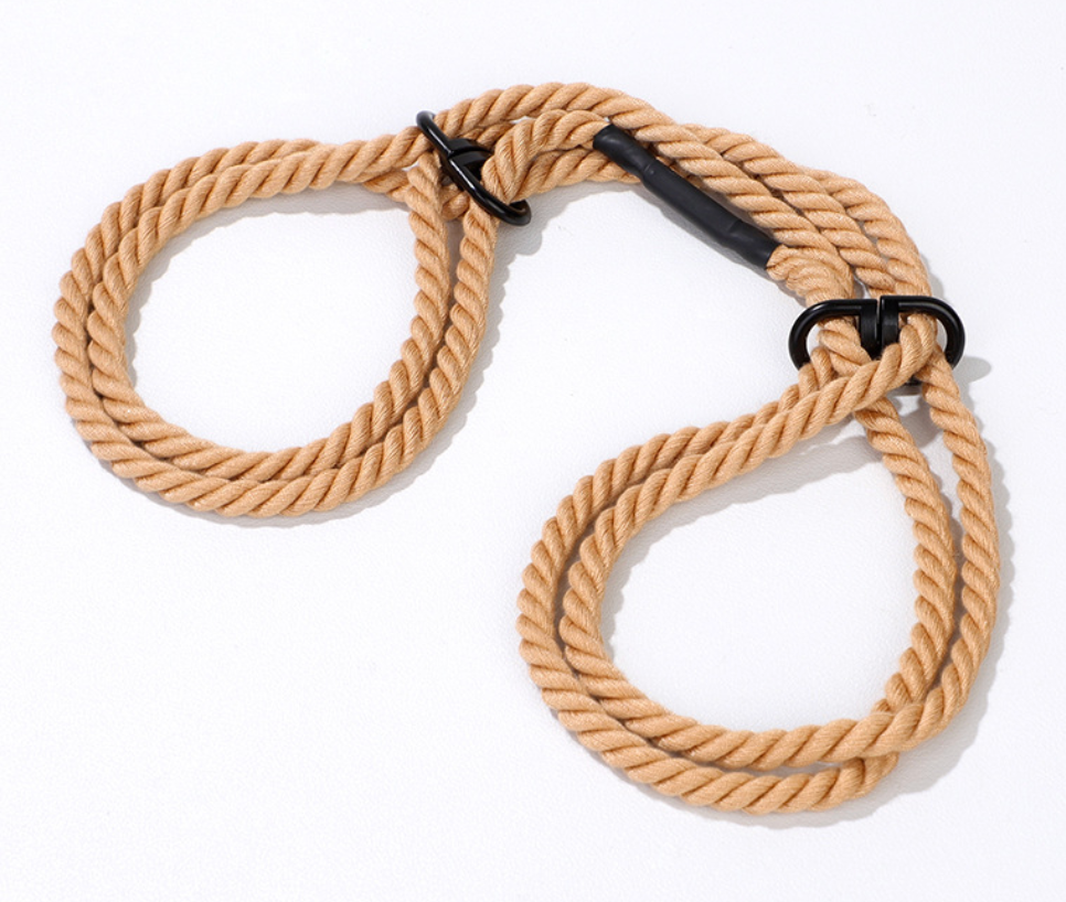 Adjustable bondage rope 可调节束缚绳 (Black/Red) 1414