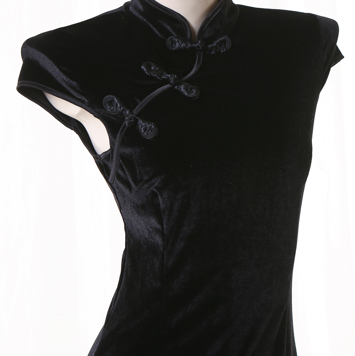 Black Qipao Uniform V4 黑色旗袍制服 V4 1537
