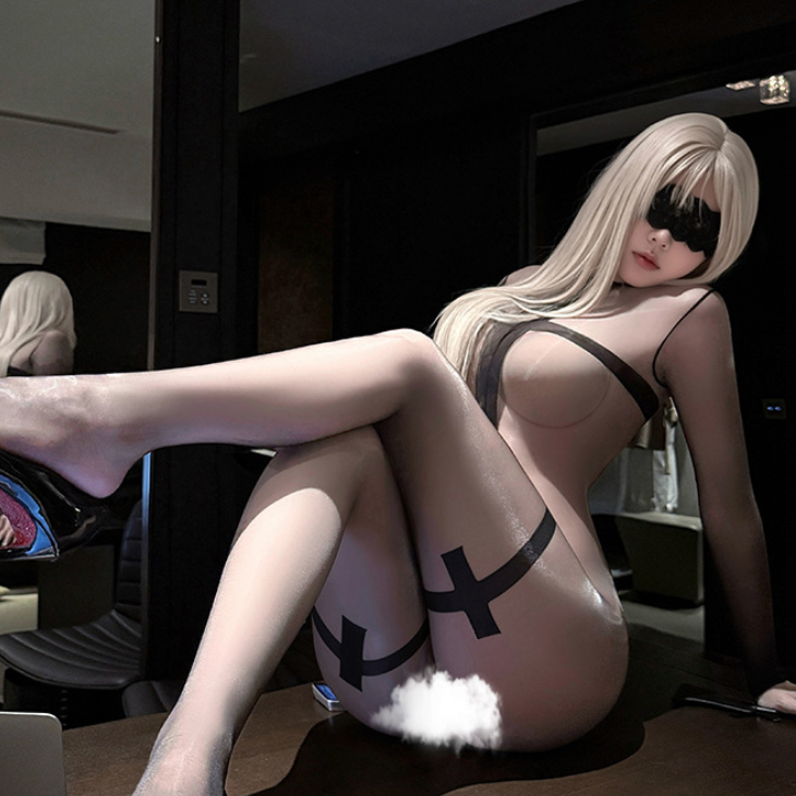 Nun Costume Uniform Body Stocking v5 修女连体袜制服 v5 2332