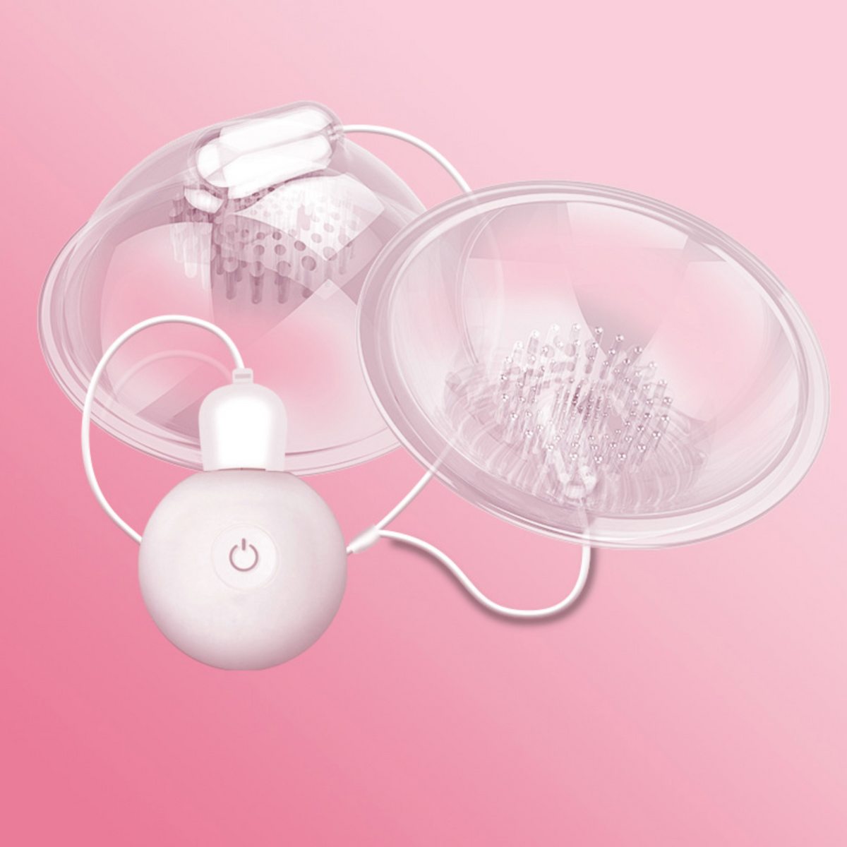 Nipple Wire Vibrator w Portable V4 电动乳夹带便携电池跳蛋 V4 2334