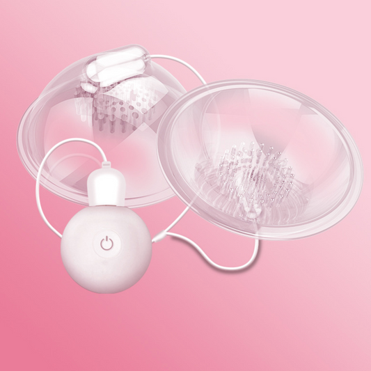 Nipple Wire Vibrator w Portable V4 电动乳夹带便携电池跳蛋 V4 2334