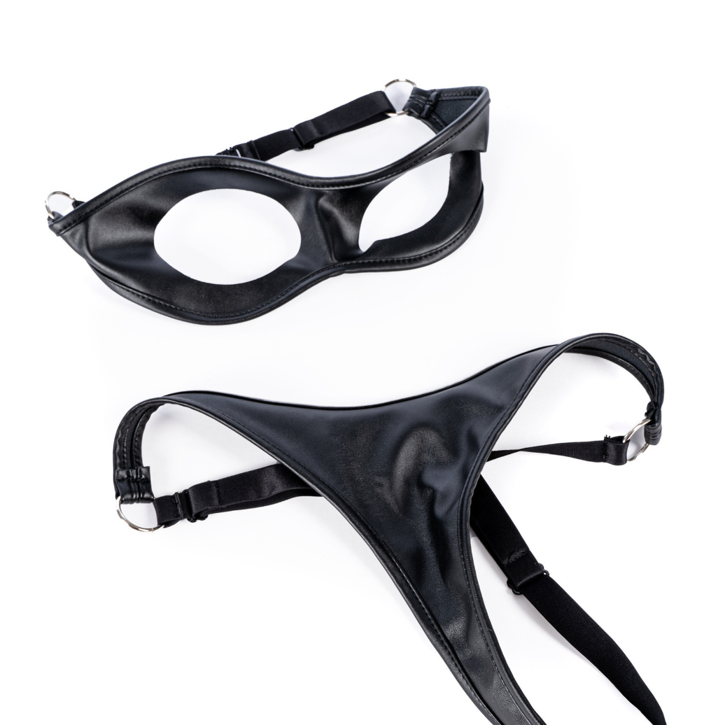 Black Lotus PU Leather Bra V2 黑莲花紧身皮革内衣 V2 2135