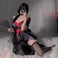 Chinese Qipao Costume Uniform v9 纯欲透视旗袍绣花制服 v9 2352