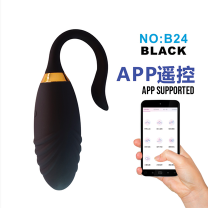 Remote  thrill vibrator [App Control] 黑色APP控制远程震动跳蛋 1231