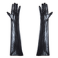 PU leather glove (Black/ Red/Gold/Silver) 漆皮手套 1258